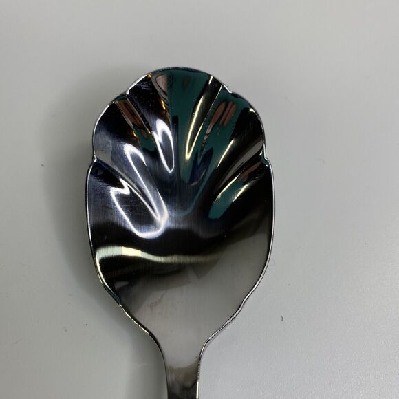 Wallace Continental Sugar Spoon Hammered Handle Stainless 18/0 - Picture 2 of 8